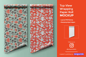 To get more templates about posters,flyers,brochures,card,mockup,logo,video,sound,ppt,word,please visit pikbest.com. Top View Wrapping Paper Roll Mockup Creative Photoshop Templates Creative Market
