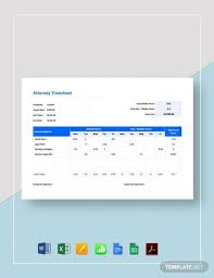 Attorney Timesheet Template Word Excel Google Docs Apple Pages Google Sheets Apple Numbers Pdf Timesheet Template Templates Attorneys