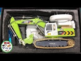 Kid Toy Tv Rc Excavator Hydraulic Fully Metal Unboxing Toy Review And Tested Youtube Excavator Toy Hydraulic Systems Rc Construction Equipment