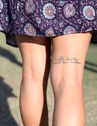 Quotes thigh tattoos are the first choice of many girls. Pin On Tattoos