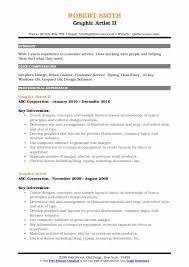 It's important to remember that when you're applying to positions online your resume is likely being parsed through an applicant tracking system (ats). Graphic Artist Resume Samples Qwikresume