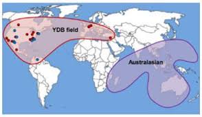 The younger dryas impact hypothesis posits that a cosmic impact across much of the northern hemisphere deposited the younger dryas boundary (ydb) layer, containing peak abundances in a. Younger Dryas Boundary Field Map Image Eurekalert Science News