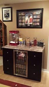 Find the best deals for home theater concession stand. Concession Stand Great Add On For Movie Night Add Some Shelves Above For Glasses And Baskets For Small Home Theaters Home Theater Rooms Basement Remodeling