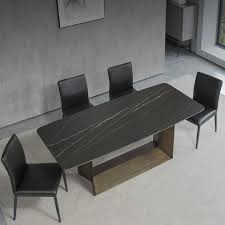 Pin By Mary Paz On Furniture In 2020 Stone Dining Table Stone Top Dining Table Dining Table Black