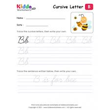free printable cursive writing letters kiddoworksheets