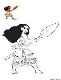Coloriage Vaiana Dessin En Couleur Dessin Vaiana Moana A Imprimer