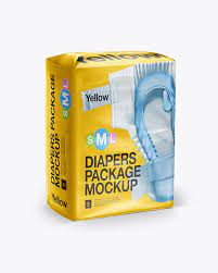 Download Training Pants Packaging Half Side View Mockup In Packaging Mockups On Yellow Images Object Mockups