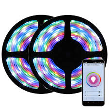 Shop Wbm Smart Wifi Led Strip Light Rgb Light Strip Wi Fi Cotroller Pack 2 Overstock 31998242