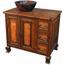 28x 36″h x 22″d size may be modified. Old Wood And Copper Bath Vanity