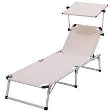 Songmics Bain De Soleil Inclinable Chaise Longue Transat Pliable En Alu Toile Textilene Coussin Pare Soleil Reglable 193 X 67 X 32 Cm Charge 250 Kg Sun Lounger Outdoor Decor Sunbed