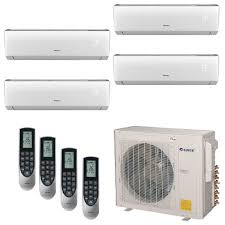 Gree Multi 21 Zone 29000 Btu Ductless Mini Split Air Conditioner With Heat Inverter And Remote 230 Vol Ductless Mini Split Ductless Ductless Air Conditioner