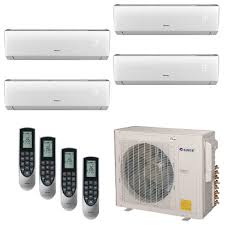 Here are our top picks. Gree Multi 21 Zone 30 000 Btu 2 5 Ton Ductless Mini Split Air Conditioner With Heat Inverter Remote 208 230 Volt 60hz Multi30hp402 The Home Depot