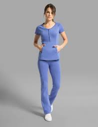 Yoga Pant In Ceil Blue Medical Scrubs Uniformes Medicos Ropa Quirurgica Uniformes