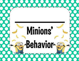 Minion Behavior Clip Chart