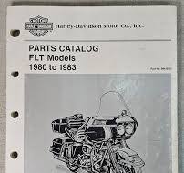 Harley-Davidson 1980-1983 FLT Models Parts Catalog 99438-83 ...