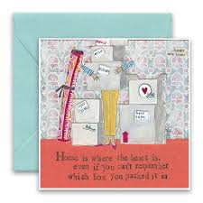 You get more productive as it's one less thing to think about when making greeting cards. Home Is Where Greeting Card