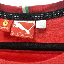 4.1 out of 5 stars. Puma X Ferrari T Shirt M Medium Red Spellout Cotton B Gem