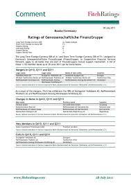 Romania fines bank and credit rating agency. Ratings Of Genossenschaftliche Finanzgruppe Dg Hyp