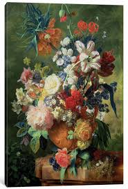 Bird nest paintings and artwork. East Urban Home Still Life Of Flowers And A Bird S Nest On A Pedestal Painting Print On Canvas Wayfair