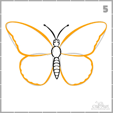 Prepare crayons, ruler and eraser if necessary to delete some extra lines that may spoil the picture. How To Draw A Butterfly Step By Step Easy And Fast Craft Mart