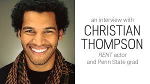 Penn State graduate Christian Thompson returns to his 'Rent' roots