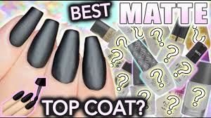 Painting this matte top coat over your nails will get you feeling instantly glamorous in a way only luxury products can. Best Matte Top Coat For Nails Youtube