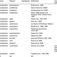 Pdf Taxonomy And Metabolism Of Lactobacillus