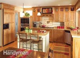 Craftsman style kitchen cabinets typically feature basic aesthetic elements such as square or straight edges.some examples of popular kitchen cabinet door designs used for the craftsman style are flat panel doors, recessed panel doors or simple framed glass doors. Create An Open Craftsman Style Kitchen Diy