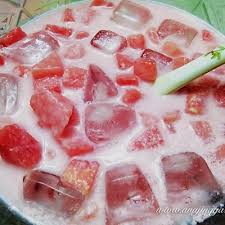 Sedapnya jika dapat berbuka puasa dengan air bandung laici cincau sejuk. Air Tembikai Bandung Soda