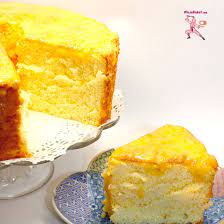 Mandarin Orange Sponge Cake Thecakeslicebakers Recipe Orange Sponge Cake Orange Sponge Cake Recipe Citrus Cake