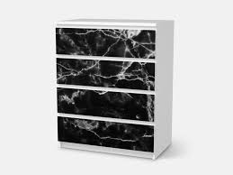 Folie Fur Mobel Ikea Malm Kommode 4 Schubladen Design Marmor Schwarz Ikea Malm Kommode Malm Kommode Malm Kommode 4 Schubladen