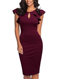 Women S Formal Work Pencil Dresses Cocktail Party Bodycon Dresses Navy Blue L Ad Pencil Sponsored Dre In 2020 Fashion Bodycon Dress Parties Classy Dress Outfits
