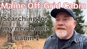Maine off-grid cabin search. Third trip looking at off-grid cabins in  Maine. (Cabin 1)