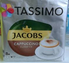 Напиток растворимый vanilla cappuccino, 1000 г. Tassimo Jacobs Cappuccino Classico