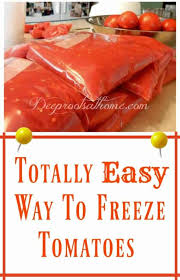 Tomatoes are great in soups or stews, freezing tomatoes help stretch the summer a bit longer. The Totally Easy Way To Freeze Diced Or Pureed Tomatoes