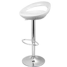 2 new white breakfast bar stools. Crescent Bar Stool White Bar Furniture Kitchen Bar Stools Buy At Drinkstuff