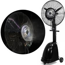 Misting fans are essentially the mixture of a strong fan and a misting system. Stark High Power Misting Fan Metal 26 Oscillating Mist Fan Cooling Warehouse Indoor Outdoor Adjustable Speed Water Tank W Wheel Buy Online In El Salvador At Elsalvador Desertcart Com Productid 33920357