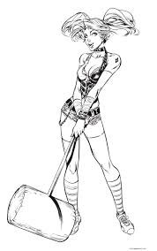 Coloring book coloring books for young adults large pages. Harley Quinn Coloring Pages Coloring Pages For Kids And Adults