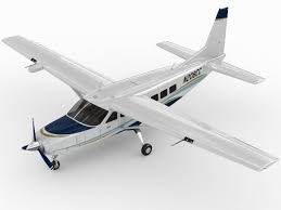 3d Model Cessna 208 Caravan C4d Obj 3ds Fbx Cessna 3d Model Caravan