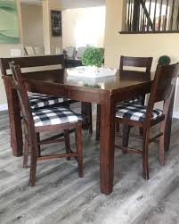 Diy Dining Chairs Makeover Buffalo Print Buffaloplaid Diningtable Diningchairs Chairmakeover Dining Chair Makeover Dining Table Dining Room Decor