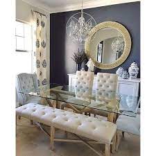 Modern dining seats beckon and attract attention almost as much as the iconic chairs (if not more) that often cost hundreds upon hundreds of dollars that you could spend on an entire kitchen remodeling. Wooden Frame Glass Table Top Modern Dining Table Set For Home Rs 65000 Set Id 21708323691