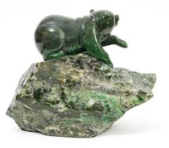 Check spelling or type a new query. Lot Lyle Sopel Jade Sculpture Of Bear On Rock
