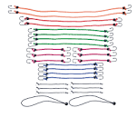 Standard Bungee Cord Kit, 26-pk Certified