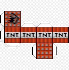 Minecraft Paper Template Tnt Minecraft Tnt Block Papercraft Png Image With Transparent Background Png Free Png Images In 2021 Minecraft Printables Minecraft Blocks Tnt Minecraft