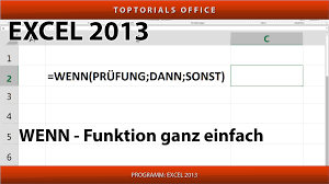 Natürlich kann sie auch verschachtel werden. Wenn Funktion In Excel Toptorials
