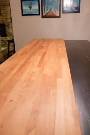 Diy Butcher Block Dining Table Evan Katelyn Home Diy Tutorials Butcher Block Dining Table Butcher Block Table Tops Ikea Butcher Block Table