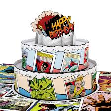Marvel hulk, iron man, and captain america cake #. Marvel Comic Birthday Cake Lovepop