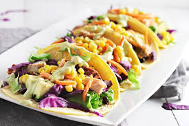 They are not even fish taco lovers but couldn't get enough of this salmon taco. Spicy Salmon Tacos W Avocado Lime Dressing Jar Of Lemons