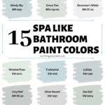 Looking for the best bathroom paint colors? Spa Like Paint Colors For Bathrooms West Magnolia Charm