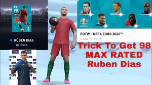 Pes stats database psd backbone posts: Trick To Get Ruben Dias In Euro 2020 Potw Pes 2020 Mobile Youtube